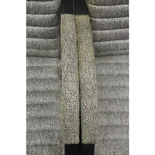 Black Late 20th Century Vintage Mid Century Art Deco Metal Lounge Arm Chairs by Cal-Style (A) - A Pair For Sale - Image 8 of 12