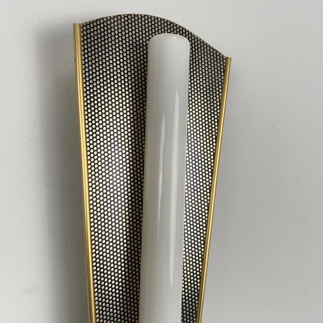 Mid-Century Gilt Wall Lights from Erco, Germany, 1950s, Set of 2 For Sale - Image 6 of 8