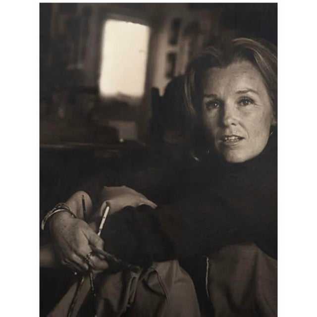 1960s Original Framed Painting of Children in Windows by Flavia Marie Weedn 1929-2015 For Sale - Image 12 of 12