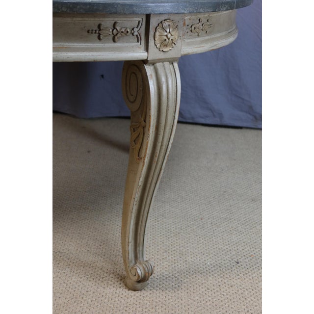 Vintage Dining Table with Three Leaves, 1950s For Sale - Image 9 of 11