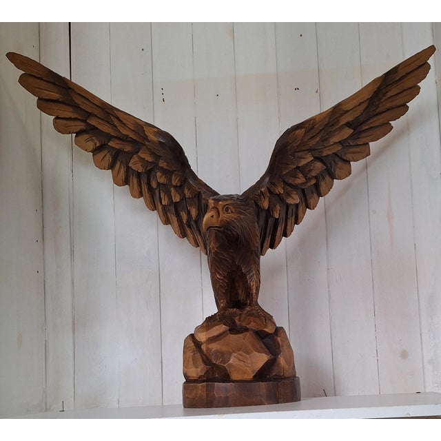 The wings are removable for transport. This piece has an attribution mark, I am sure that it is completely authentic and...