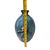 Vintage Japanese Tokkuri Sake Bottle Blue Glaze Studio Pottery Vase For Sale - Image 9 of 9