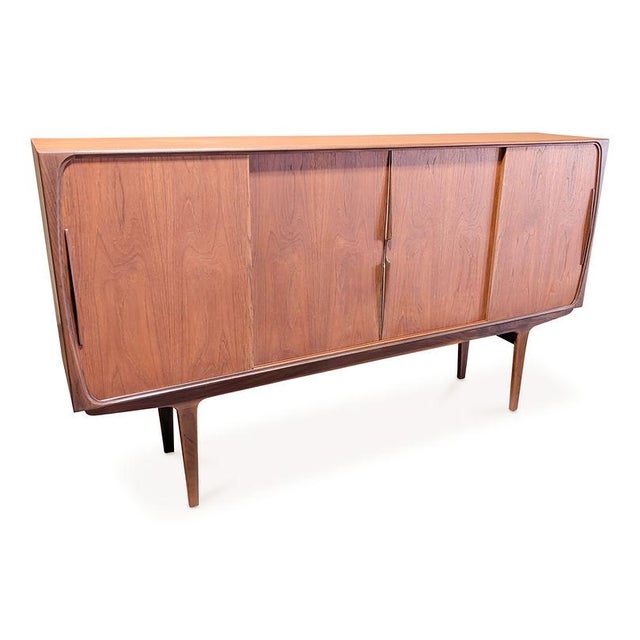 Wood 1950s Teak Credenza For Sale - Image 7 of 9