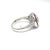 Vintage Platinum 3.17cts Old Euro Cut Diamond and 1.19cts Ruby Halo Ring, Size 6.5 For Sale - Image 4 of 11
