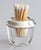 Traditional Vintage Sterling Silver & Glass Match Striker Holder For Sale - Image 3 of 7