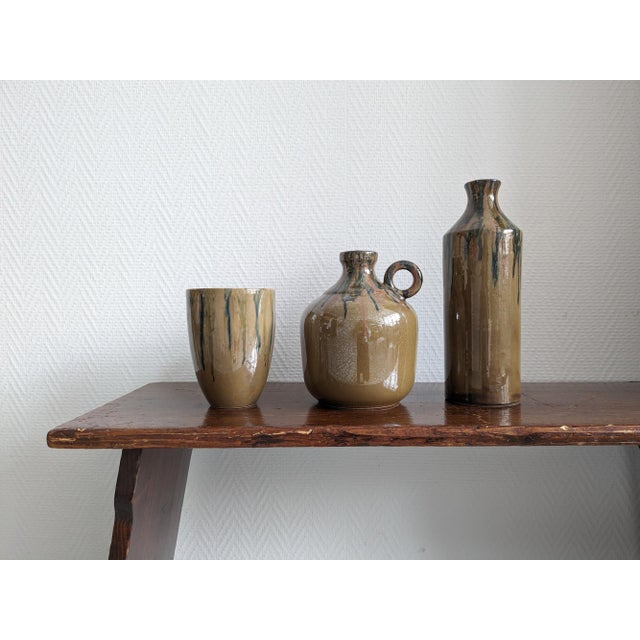 Studio Ceramic Vases, Italy, 1970s, Set of 3 For Sale - Image 12 of 12