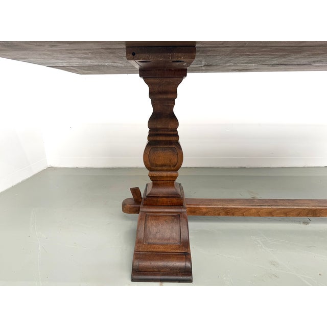 Monastery Table in Oak with Turned Balusters, France, 1930s For Sale - Image 17 of 18