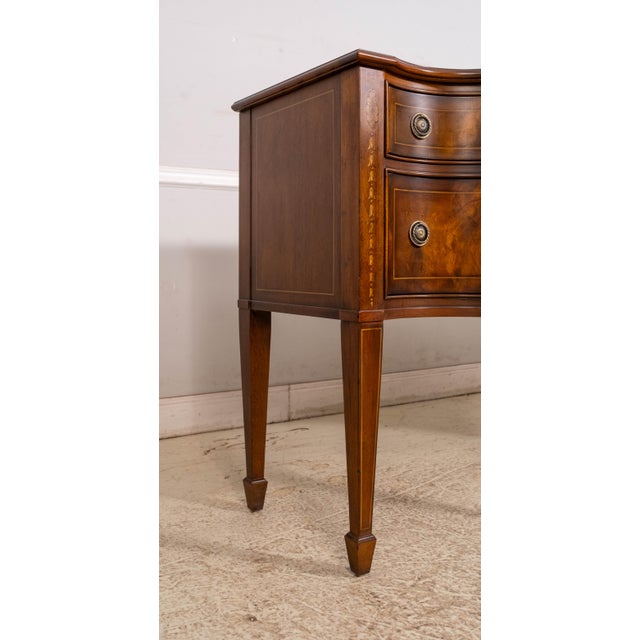 1990s Drexel Covington Park Mahogany Federal Sideboard For Sale - Image 12 of 18