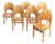 Vintage Danish Pine Tulip Dining Chairs by Niels Koefoed for Dyrlund, 1960s, Set of 6 For Sale