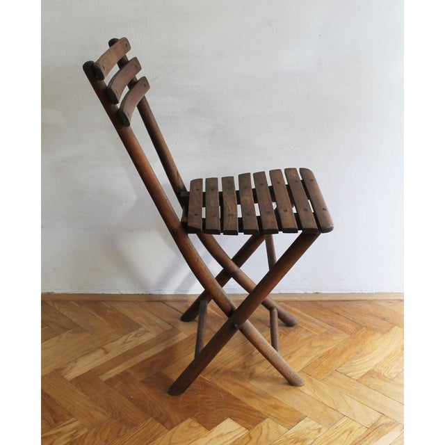Folding Garden Chair from Thonet, 1920s For Sale - Image 3 of 12
