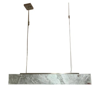 Height-Adjustable Suspension Lamp by La Luce, 1990 For Sale
