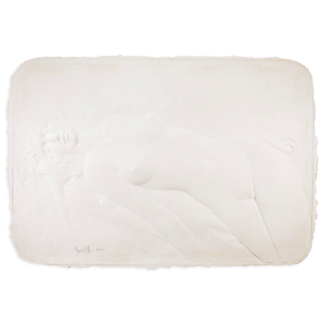 Late 20th Century Frank Gallo the Faint Signed Contemporary Cast Paper Relief Sculpture 75/150 For Sale - Image 5 of 9