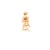 Late 20th Century Vintage 14k Gold Figural Sewing Machine and Table Charm For Sale - Image 5 of 12