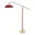 Italian Stilnovo Counterbalance Floor Lamp With Stamped Marble Base, Circa 1960. For Sale