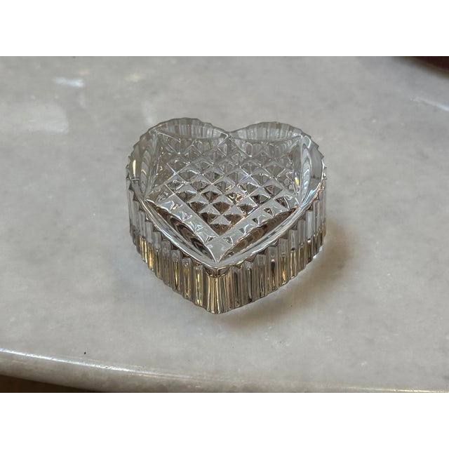 Waterford Crystal Heart Paperweight, Vintage For Sale - Image 10 of 12