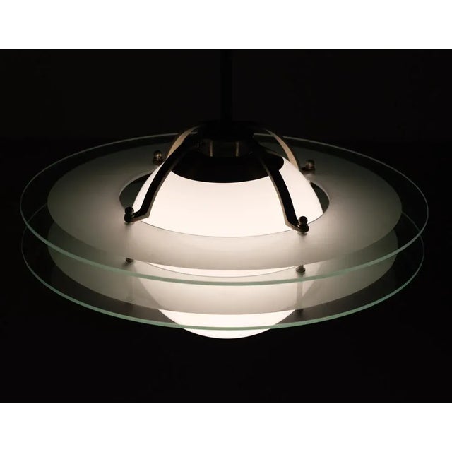 Art Deco Saturn Lamp by Willem H Gispen for Louis Van Teeffelen For Sale - Image 12 of 15