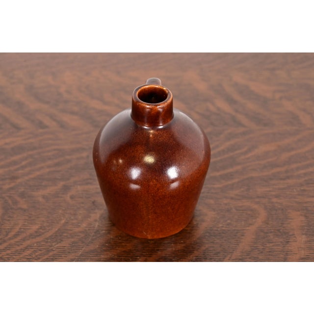 Roycroft Pottery Antique Arts & Crafts Glazed Ceramic Jug, Circa 1920s For Sale In South Bend - Image 6 of 12