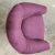 Preview Furniture Postmodern Burgundy Wide Whale Swivel Chair For Sale - Image 9 of 12
