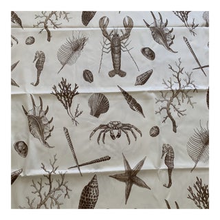 Clarence House Coastal La Mer Solution Dyed Acrylic Outdoor Fabric- 3 Yards For Sale
