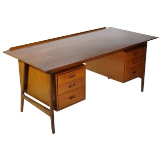 Mid-Century Desk in Teak by Arne Vodder & Anton Borg, 1960 For Sale