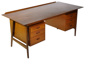 Mid-Century Desk in Teak by Arne Vodder & Anton Borg, 1960