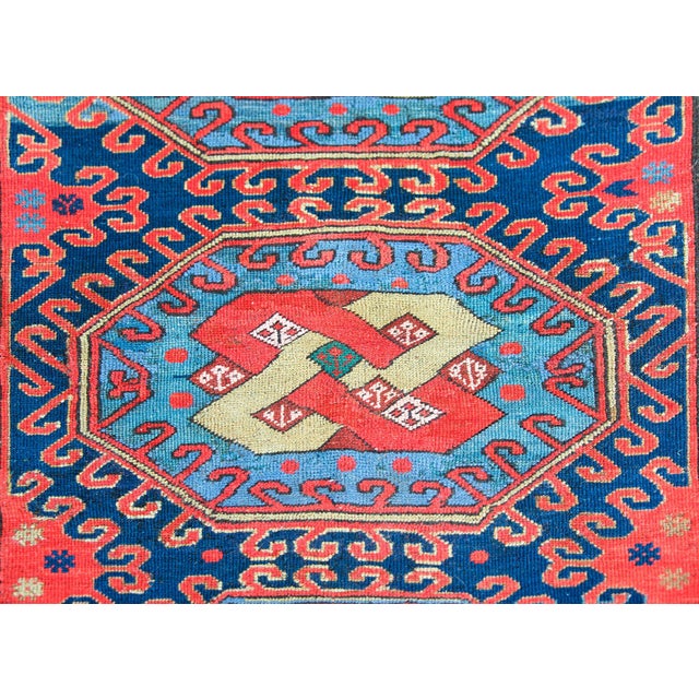 Early 20th Century Persian Kazak Rug For Sale - Image 14 of 15