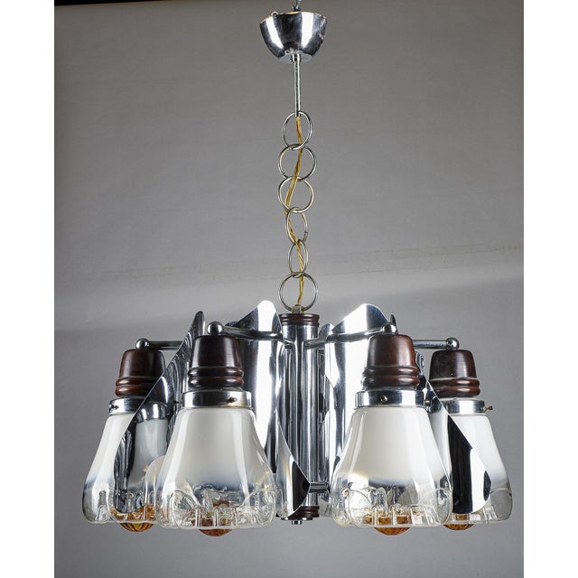 AVMazzega Space Age Murano Glass Chandelier from Mazzega, 1960s-1970s For Sale - Image 4 of 18