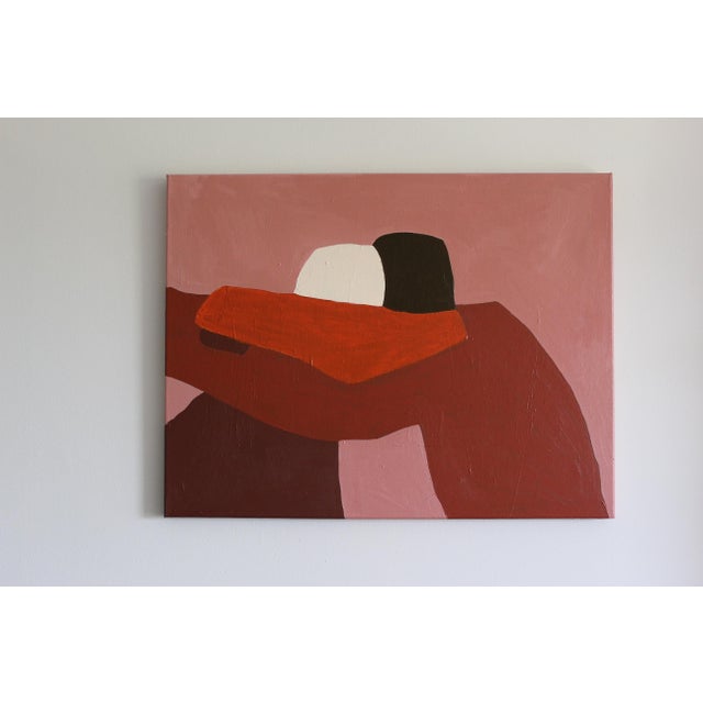 Bodasca, In Your Arms, Pink Version, 2026, Acrylic on Canvas For Sale - Image 15 of 15