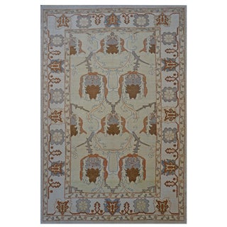 Turkish Oushak Rug - 8′7″ × 13′ For Sale