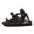 A finely cast bronze Czech Modernist mother and child sculpture by Vincenc Makovský (1900–1966). This expressive...