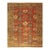 1890s Antique Red Tribal Geometric Nw Persian Heriz Serapi Knotted Wool Rug For Sale
