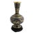 Vintage Chinese Cloisonné Butterfly Vase 9.5" W/ Stand Beijing Arts & Crafts For Sale