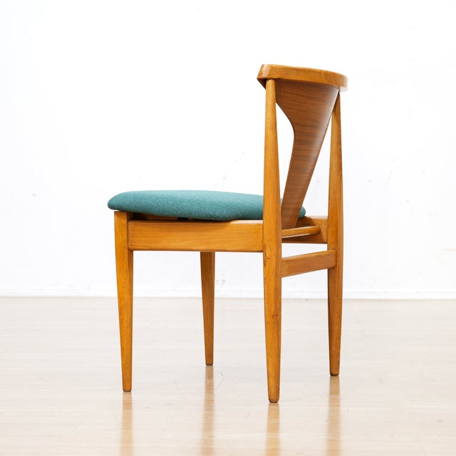 Brown Set of Four Mid Century Dining Chairs by Elliots of Newbury For Sale - Image 8 of 10