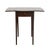 Mid 20th Century Vintage Antique Solid Mahogany Traditional Hepplewhite Style 26" Drop Leaf Accent End Table For Sale - Image 5 of 15