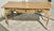Wood Vtg. National Mt.Airy Country French Style Three Drawer Desk/Writing Table For Sale - Image 7 of 15