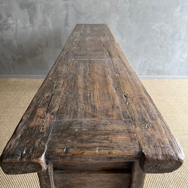 Vintage Carved 4 Drawer Console With Carvings For Sale In Los Angeles - Image 6 of 15