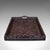 English Antique Carved Serving Tray, Anglo-Indian, Afternoon Tea Platter, Late Victorian For Sale - Image 3 of 10
