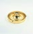 Mid-Century Modern Glass & Brass Ceiling Light/Flush Mount From Limburg, Germany, 1960s For Sale - Image 9 of 10