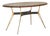 Italian Oval Onyx Coffee Table with Brass Base, 1950s For Sale