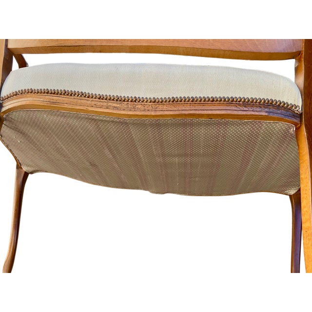 Louis XV Rococo Sofa Bench, 1950s For Sale - Image 6 of 7
