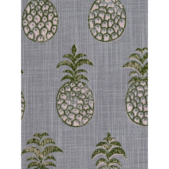 Schumacher Schumacher 181020 Piña Cove Indoor Outdoor Aquamarine Fabric 2 Yards For Sale - Image 4 of 6