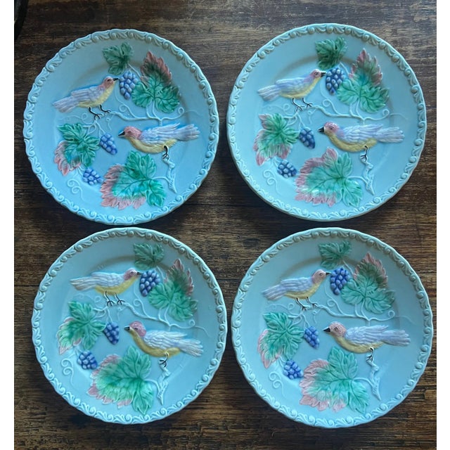 German Majolica Plate , C. 1950's For Sale - Image 4 of 10