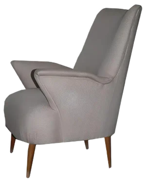 Minimalist Italian Armchair, 1950s
