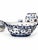 Ceramic Vintage Dutch Blue and White Delft-Style Ceramic Pottery Set of 7 For Sale - Image 7 of 11