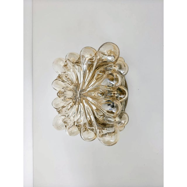 Mid-Century Bubble Glass Wall Lamp attributed to Helena Tynell, Limburg, Germany, 1970s For Sale - Image 12 of 18