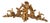 18th Century Louis XV Giltwood Ornament with Central Putto and C‑scrolls, 1800s For Sale