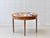 Brown Round Dining Table in Alder Wood For Sale - Image 8 of 16
