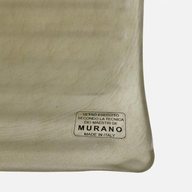 Art Deco Style Smoked Murano Glass and Brass Sconces, 2000, Set of 2 For Sale - Image 9 of 10