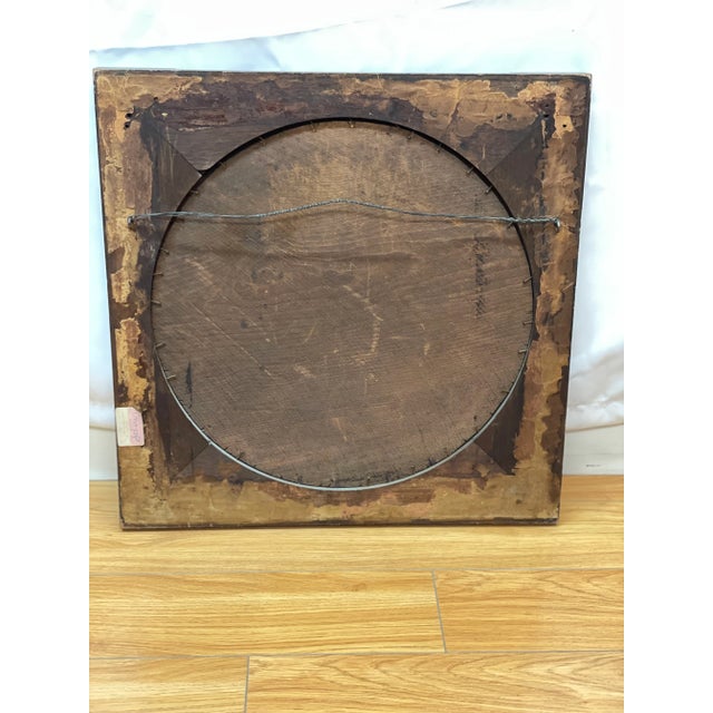 19th Century 19th Century Eastlake Mirror With Reverse Painting of Angel For Sale - Image 5 of 5