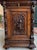 19th Century French Carved Oak Hunt Cabinet Confiturier Liquor Bar Black Forest Fox For Sale - Image 4 of 13